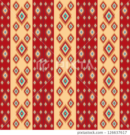 seamless pattern with traditional embroidery ornament. vector illustration seamless pattern with traditional embroidery ornament. vector illustration 126637617