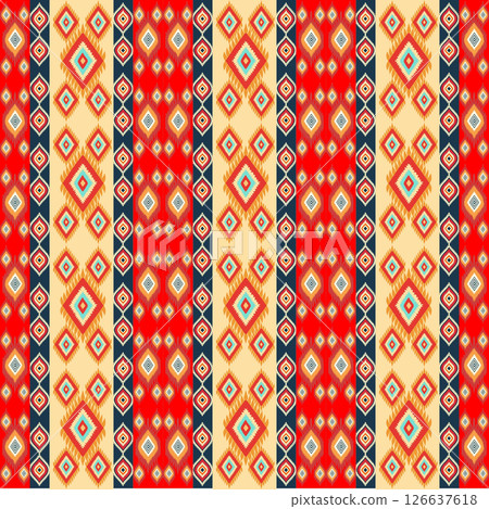 seamless pattern with traditional embroidery ornament. vector illustration seamless pattern with traditional embroidery ornament. vector illustration 126637618
