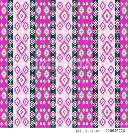 seamless pattern with traditional embroidery ornament. vector illustration seamless pattern with traditional embroidery ornament. vector illustration 126637628