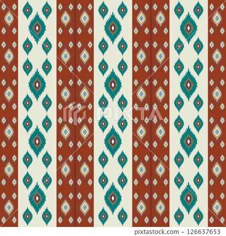 seamless pattern with traditional embroidery ornament. vector illustration seamless pattern with traditional embroidery ornament. vector illustration 126637653