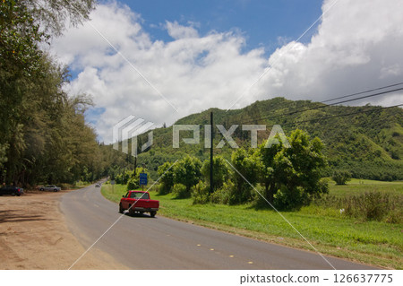 Kauai, Kuhio Highway, near Lumahai Beach 126637775