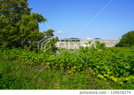 Tobetsu Dam in late spring Tobetsu Dam in late spring 126638274