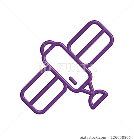 Satellite icon design template Satellite icon design template 126638505