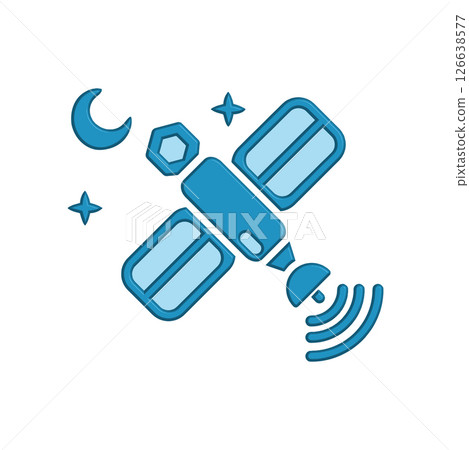 Satellite icon design template Satellite icon design template 126638577