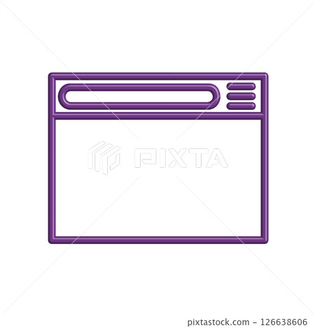 Browser icon design template 126638606