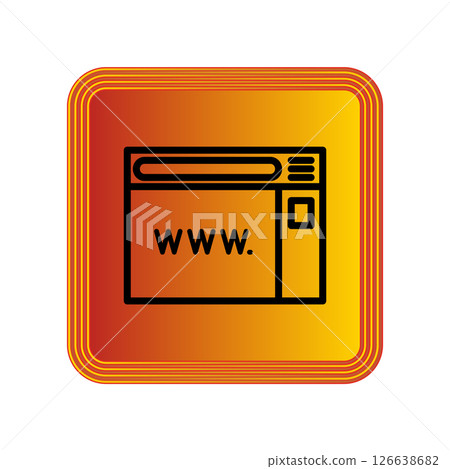 Browser icon design template Browser icon design template 126638682
