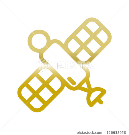 Satellite icon design template 126638958