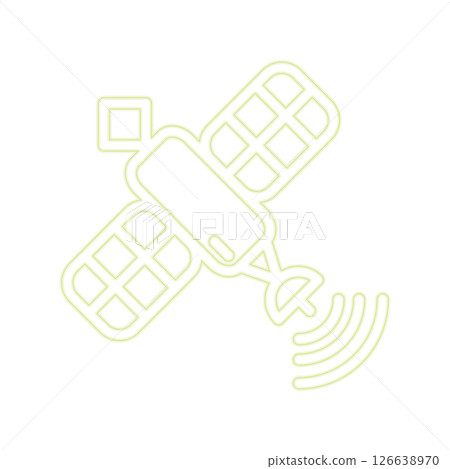 Satellite icon design template Satellite icon design template 126638970