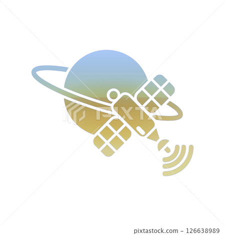 Satellite icon design template Satellite icon design template 126638989
