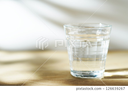 Cold water on a table in the sun Cold water on a table in the sun 126639267