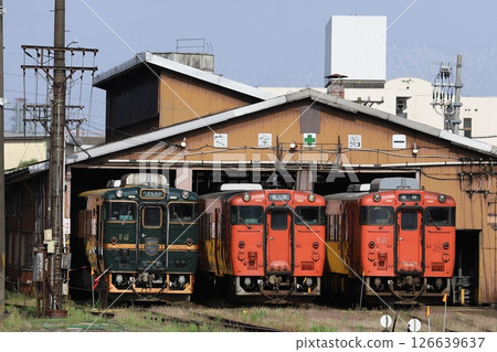Nostalgic garage and Kiha 126639637
