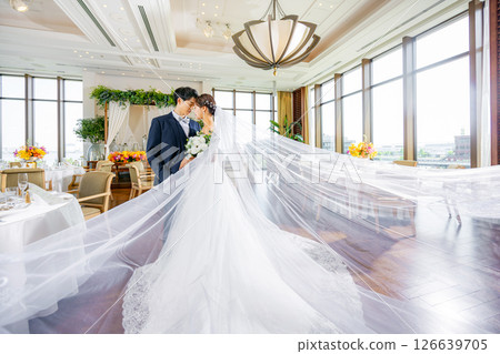 婚禮圖片：長頭紗 126639705