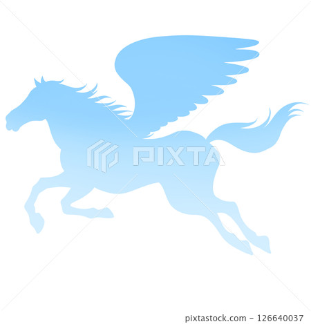 Year of the Horse Pegasus illustration 126640037
