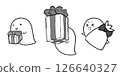 Ghost with a present 126640327