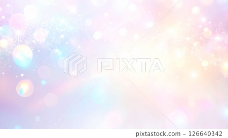 夢幻般的柔和色彩光背景材料 126640342