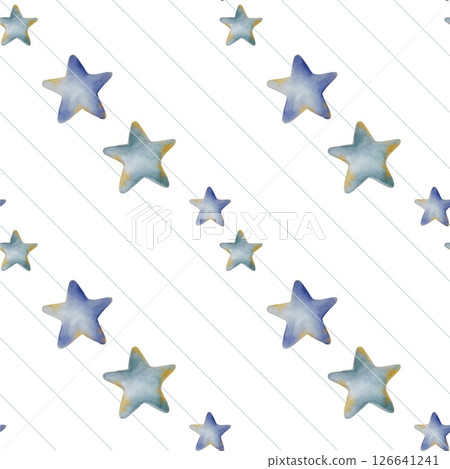 Colorful star pattern design for school supplies in a seamless format Colorful star pattern design for school supplies in a seamless format 126641241