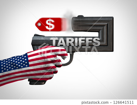US Tariffs Concept US Tariffs Concept 126641511