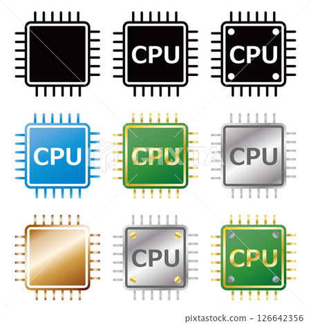 CPU 圖示集 126642356