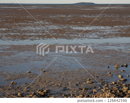 Scenery at low tide near Clairview Boat Ramp, Queensland, Australia Scenery at low tide near Clairview Boat Ramp, Queensland, Australia 126642598