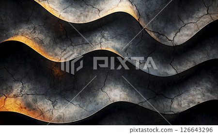 Modern concrete wall. 126643296