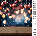 Creative defocused Christmas and New Year design. 126643559