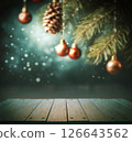 Creative defocused Christmas and New Year design. 126643562