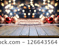 Creative defocused Christmas and New Year design. 126643564