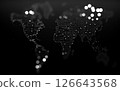 World map and networking. 126643568