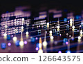 Abstract and digital image related to cyber security 126643575