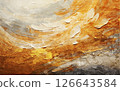 Oil painting paint strokes paint. 126643584