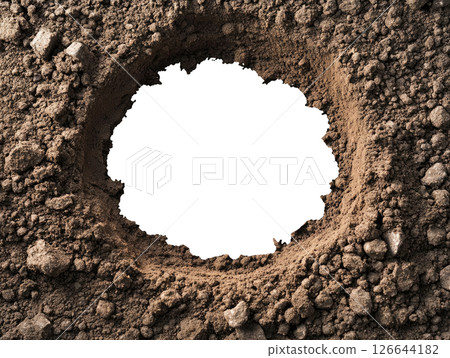 Hole in the ground 126644182
