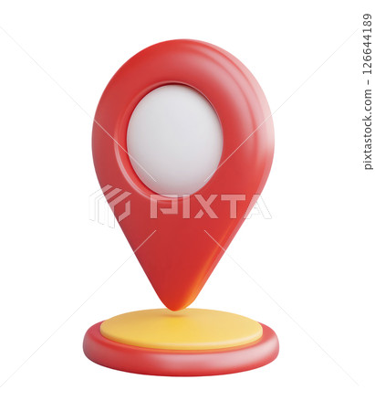 Red map pin 126644189