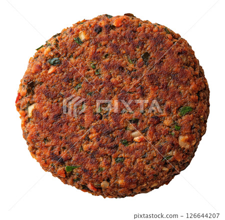 Vegan burger patty Vegan burger patty 126644207