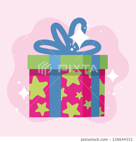 Colorful gift box design. Vector Colorful gift box design. Vector 126644352