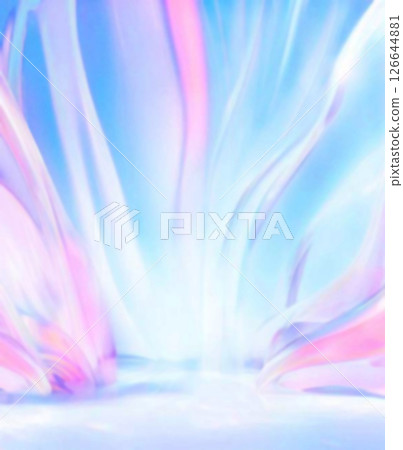 Abstract blue and pink gradient background with lines and waves. Blur. Abstract blue and pink gradient background with lines and waves. Blur. 126644881