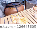 Large tandoor oven for making flat bread 126645605