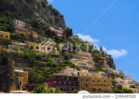 Breathtaking views of Positano along the Amalfi Coast in Italy. Breathtaking views of Positano along the Amalfi Coast in Italy. 126646588