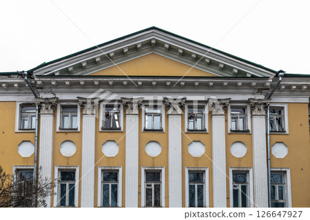 facade of All-Russian Decorative Art Museum Moscow 126647927