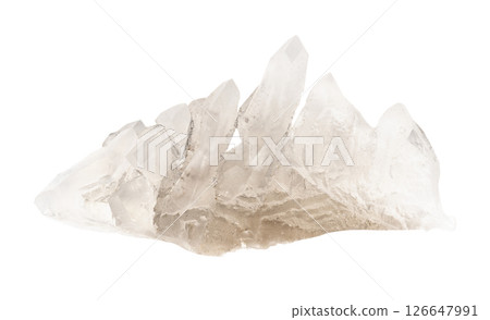 raw cluster of salammoniac mineral isolated raw cluster of salammoniac mineral isolated 126647991