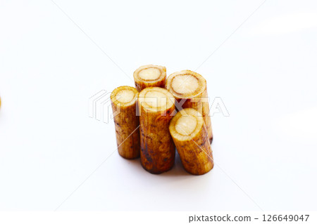 Fresh burdock roots or gobo roots Fresh burdock roots or gobo roots 126649047