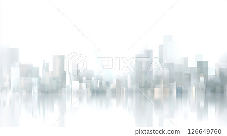 Simple and abstract cityscape 126649760