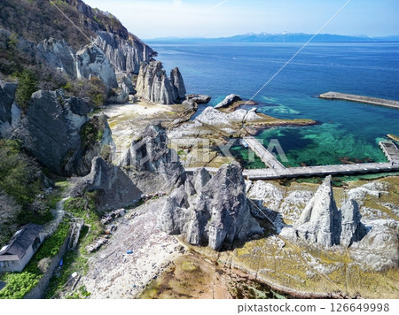 青森縣佛陀浦、西村的神秘景觀鳥瞰圖 126649998