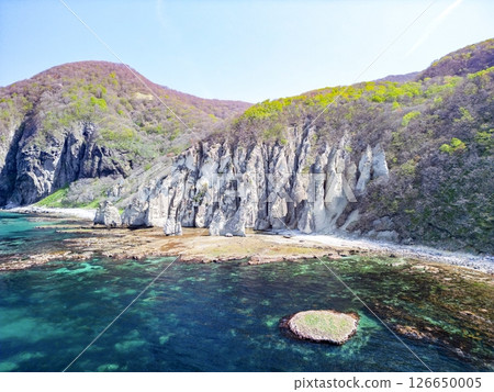青森縣佛陀浦、西村的神秘景觀鳥瞰圖 青森縣佛陀浦、西村的神秘景觀鳥瞰圖 126650005