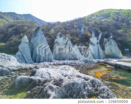 青森縣佛陀浦、西村的神秘景觀鳥瞰圖 126650008