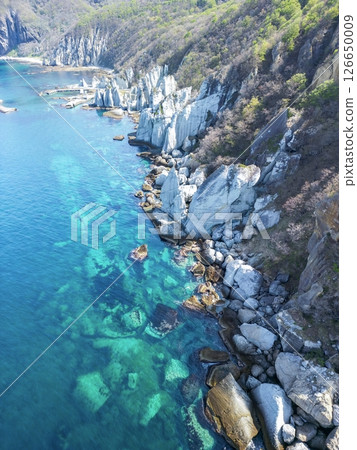 青森縣佛陀浦、西村的神秘景觀鳥瞰圖 126650009