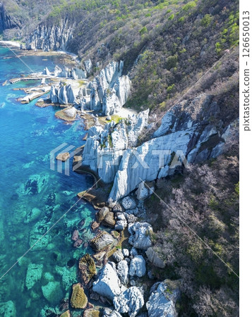 青森縣佛陀浦、西村的神秘景觀鳥瞰圖 126650013