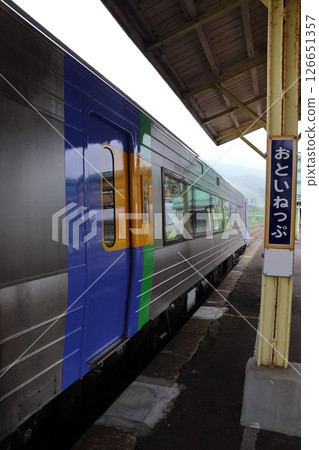 開往旭川的特急佐呂別號進入音內府站（北海道音音內村） 126651357