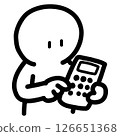 Simple and Cute Stick Figure Illustrations about Money and Work 126651368