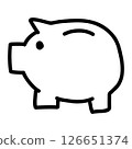Simple and Cute Stick Figure Illustrations about Money and Work 126651374