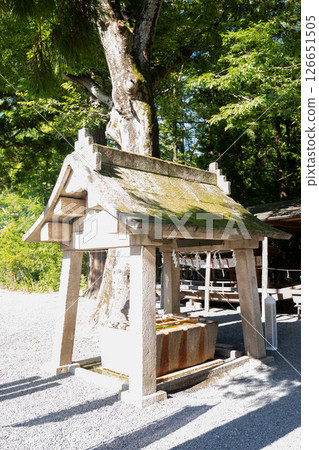 <Azumino> Hodaka Shrine, Main Shrine, Chozuya 126651505